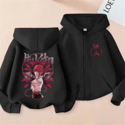 Anime Chainsaw Person Washing Retro Zipper Hoodie cartoon Electric Second Pochita Funny Picture Men's and Women's Comic Jacket