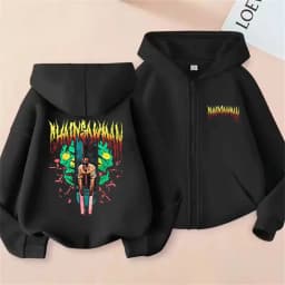 Anime Chainsaw Person Washing Retro Zipper Hoodie cartoon Electric Second Pochita Funny Picture Men's and Women's Comic Jacket