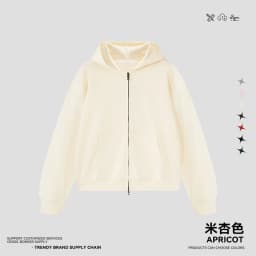 JMD Fashion Men 410gsm 100% Cotton Zipper Hoodies Unisex Casual Heavy Weight Boxyfit Solid Hooded Jacket Outfits QH0170