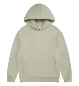 Custom Logo Autumn Unisex 100% Cotton French Terry Loose Fit Hoodie Plain Long Sleeve Drawstring Hooded Sweatshirt
