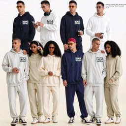 Custom Logo Autumn Unisex 100% Cotton French Terry Loose Fit Hoodie Plain Long Sleeve Drawstring Hooded Sweatshirt