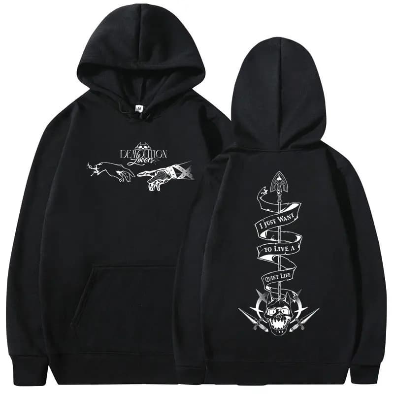 Anime Jojo Bizarre Adventure Hoodies Killer Queen Manga Graphic Hooded Sweatshirt Men Women Casual Long Sleeves Fleece Pullovers