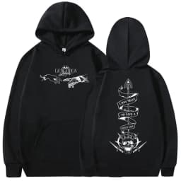 Anime Jojo Bizarre Adventure Hoodies Killer Queen Manga Graphic Hooded Sweatshirt Men Women Casual Long Sleeves Fleece Pullovers