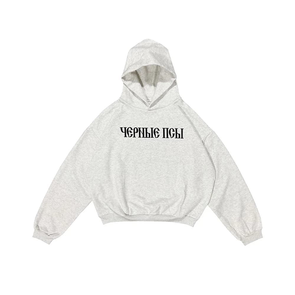 Vintage Letter Print White Black Mens Hoodies Pullover Streetwear Baggy Casual Hooded Sweatshirts Oversized Ropa Hombre Hoody