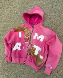2024 American retro letter printed zipper hoodie hip hop trendy street 2K Harajuku men's punk casual colorful super sweatshirt