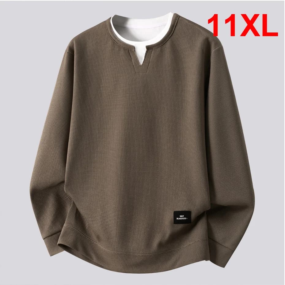 10XL 11XL Plus Size Sweatshirts Men Spring Autumn Sweatshirt Male Fashion Casual Pullover Big Size 10XL