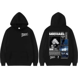 Michael Jackson King of Pop World Tour Hoodies Men Women Fashion Classic Oversized Hoodie High Quality Casual Fleece Sweatshirts
