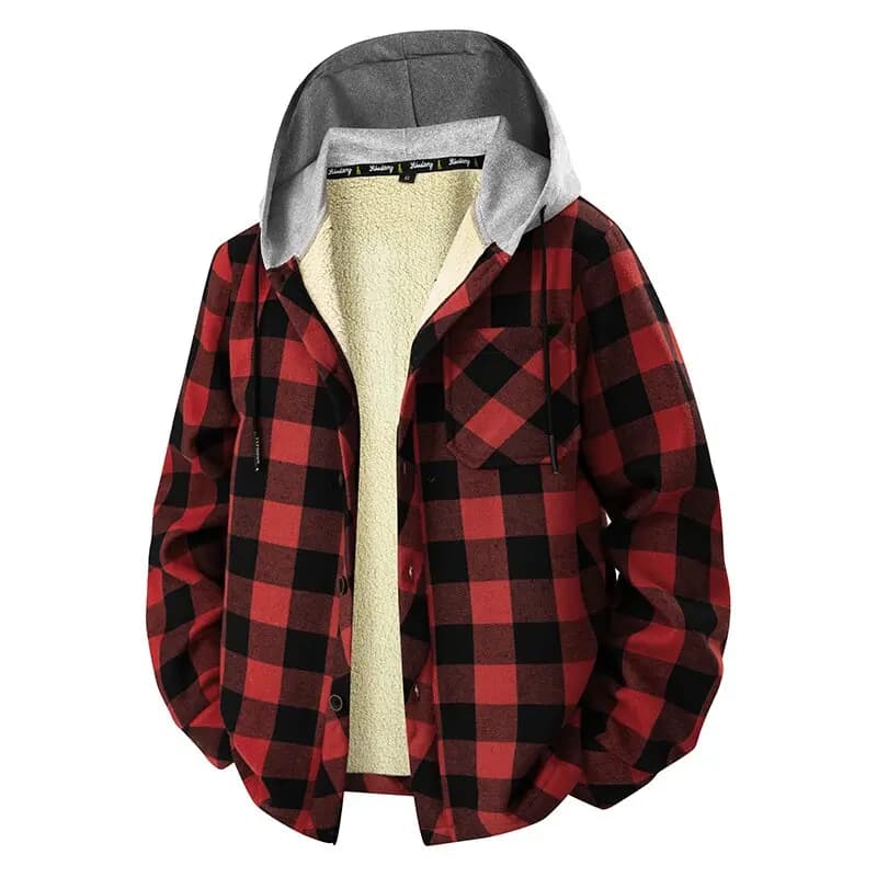 New Autumn and Winter Trend With Thick Fleece and Warm Hooded Sweatshirt For Men's Casual and Loose Sports High-Quality Jacket