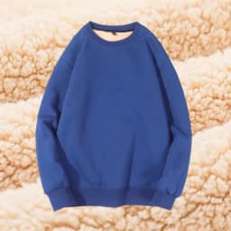 Lamb Velvet Hoodie Men's Thickened Fleece round Neck Casual Versatile Teenage Warm Top Lamb Velvet Jacket Winter Fashion