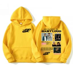 Rapper Funzo & Baby Loud 2025 Tour Hoodies Unisex Fashion Casual Long Sleeve Pullovers Hoodie Men Punk Hip Hop Street Sweatshirt