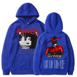 Lady Gaga The Mayhem Ball Tour 2025 Hoodies Trendy Hip Hop Vintage Long Sleeve Men Women Fleece Oversized Tracksuit Streetwear