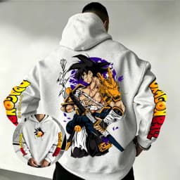 Dragon Ball Son Goku Samurai Dragon Hoodie 2026 New Japanese Anime Fashion Y2K Casual Sportswear Men's Couple Hooded Sweatshirt