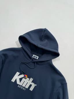 Korean Style Pure Cotton Fleece Lined Hoodie Embroidered Design Comfortable Loose Fit Long Sleeve Sweatshirt for Youth