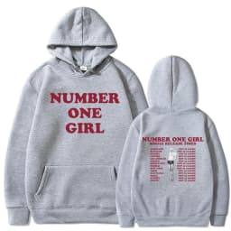 Rosé Number One Girl Album Hoodies Kpop Men Women Clothing Aesthetic Long Sleeve Sweatshirts Fleece Oversized Pullovers Y2K
