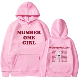 Rosé Number One Girl Album Hoodies Kpop Men Women Clothing Aesthetic Long Sleeve Sweatshirts Fleece Oversized Pullovers Y2K