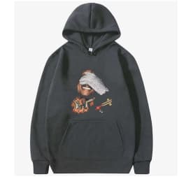 Michael Jackson Face Graphic Hoodie Men Women Classic Vintage Gothic Rock Streetwear Unisex Hip Hop Oversized Pullover Hoodies