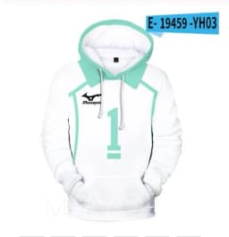 Haikyuu Hoodie 10 Hinata Shoyo/9 Kageyama Tobio Volleyball uniform 3D Karasuno High School Anime Hoodie Casual Kids Sweatshirt