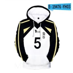 Haikyuu Hoodie 10 Hinata Shoyo/9 Kageyama Tobio Volleyball uniform 3D Karasuno High School Anime Hoodie Casual Kids Sweatshirt