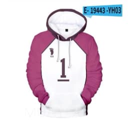 Haikyuu Hoodie 10 Hinata Shoyo/9 Kageyama Tobio Volleyball uniform 3D Karasuno High School Anime Hoodie Casual Kids Sweatshirt