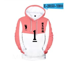 Haikyuu Hoodie 10 Hinata Shoyo/9 Kageyama Tobio Volleyball uniform 3D Karasuno High School Anime Hoodie Casual Kids Sweatshirt