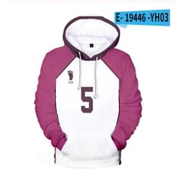 Haikyuu Hoodie 10 Hinata Shoyo/9 Kageyama Tobio Volleyball uniform 3D Karasuno High School Anime Hoodie Casual Kids Sweatshirt