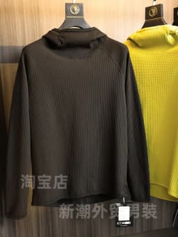 High-End Men's Hoodie Sweatshirt Elastic Breathable Outdoor Sports Fashionable Autumn Winter Standard Fit Polyester Long Sleeve