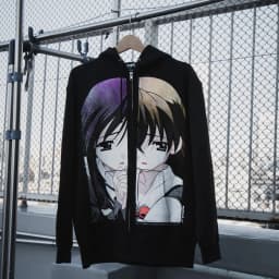 Y2k School Days Hoodies Pullover Streetwear Top Harajuku Oversized Sweatshirt Japanese Anime Zipper Hoodie Women Men Clothes