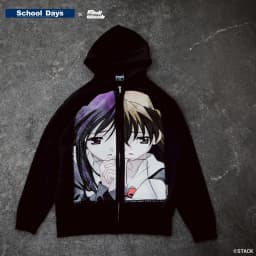Y2k School Days Hoodies Pullover Streetwear Top Harajuku Oversized Sweatshirt Japanese Anime Zipper Hoodie Women Men Clothes