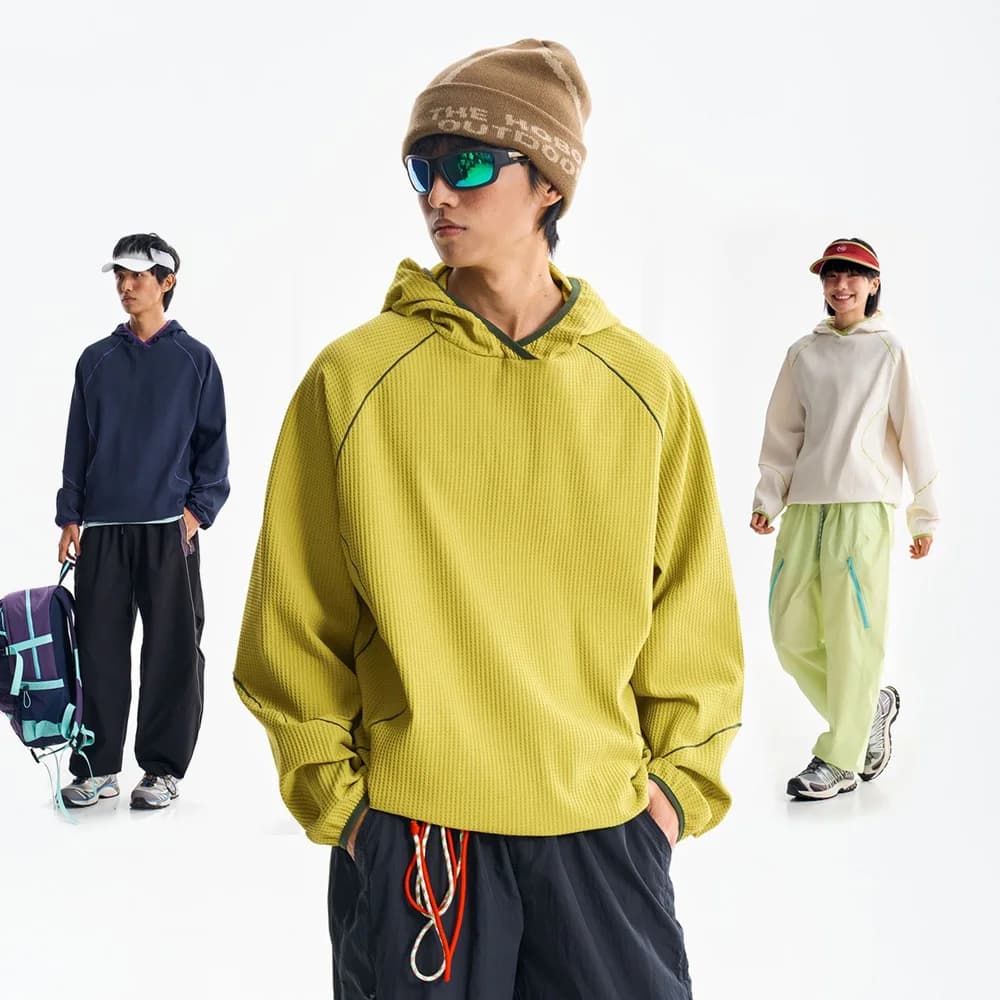 Men Women Outdoor Quick Dry Sport Long Sleeve Breathable Hooded Sweatshirt Unisex Fashion Loose Casual Pullover Hoodies T-shirt