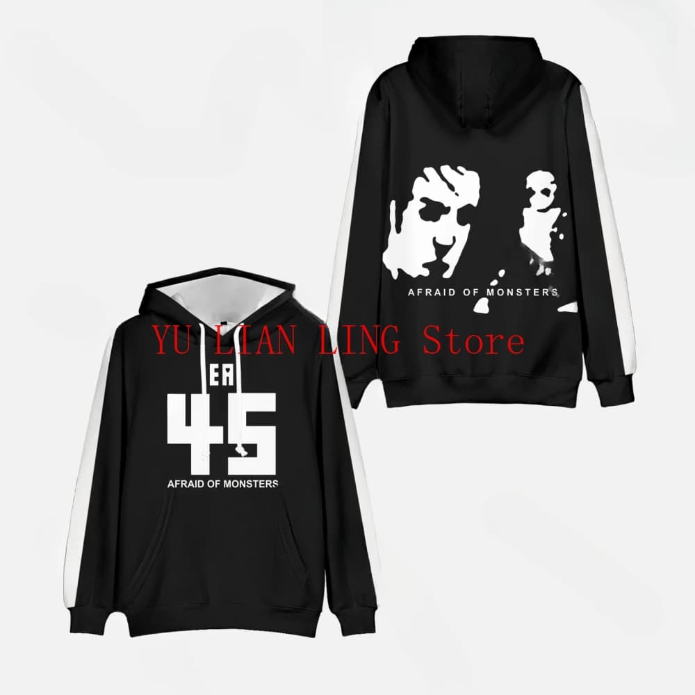 Afraid of Monsters 45 3D Print Oversized Women/Men Hoodie Sweatshirt Y2K Streetwear Hip Hop Long Sleeve Pullover Hooded Jacket