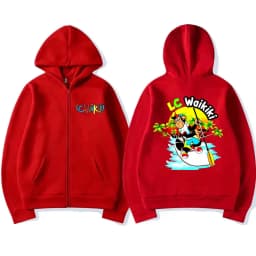 Funny Boating Lc Waikiki Monkey Graphic Zipper Hoodie Male Casual Fleece Cotton Sweatshirt Men's Fashion Oversized Zip Up Jacket