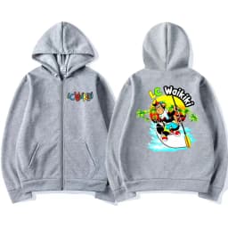 Funny Boating Lc Waikiki Monkey Graphic Zipper Hoodie Male Casual Fleece Cotton Sweatshirt Men's Fashion Oversized Zip Up Jacket