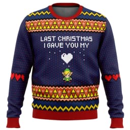 Legend of Zelda Christmas Sweater Couple 2026 New Fashion Cartoon Anime Men's Hoodie Women's Hoodie Sportswear