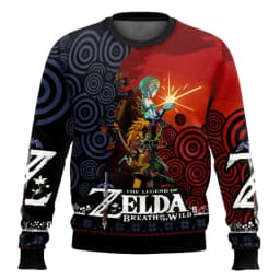 Legend of Zelda Christmas Sweater Couple 2026 New Fashion Cartoon Anime Men's Hoodie Women's Hoodie Sportswear