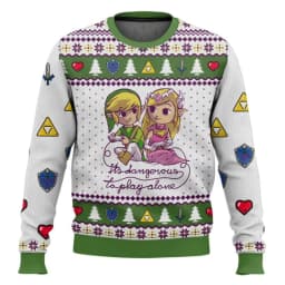 Legend of Zelda Christmas Sweater Couple 2026 New Fashion Cartoon Anime Men's Hoodie Women's Hoodie Sportswear