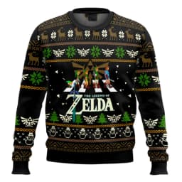 Legend of Zelda Christmas Sweater Couple 2026 New Fashion Cartoon Anime Men's Hoodie Women's Hoodie Sportswear