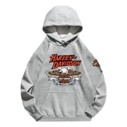 2026 Harley Davidson Autumn Man Printing Hoodie Fashion Motorcycle Hooded Sweatshirt Pullover Lady Outdoor Sports Coat