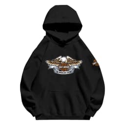 2026 Harley Davidson Autumn Man Printing Hoodie Fashion Motorcycle Hooded Sweatshirt Pullover Lady Outdoor Sports Coat