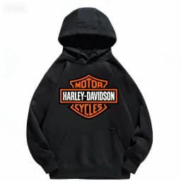 2026 Harley Davidson Autumn Man Printing Hoodie Fashion Motorcycle Hooded Sweatshirt Pullover Lady Outdoor Sports Coat
