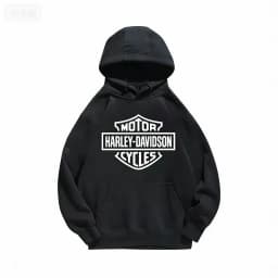 2026 Harley Davidson Autumn Man Printing Hoodie Fashion Motorcycle Hooded Sweatshirt Pullover Lady Outdoor Sports Coat