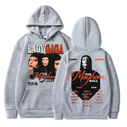 Lady Gaga Mayhem Tour 2025 Hoodies Men Women Trendy Vintage Y2k Popular Sweatshirt Fleece Oversized Casual Pullovers Streetwear