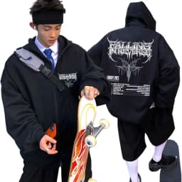 Falling in Reverse EUROPE 2025 Tour Zipper Hoodie Men Women Rock Gothic Oversized Zip Up Jacket Male Casual Cotton Retro Hoodies