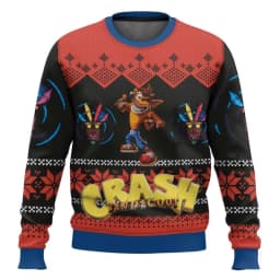 Crash Bandicoot Cartoon Anime 2026 New Christmas Happy Fashion Men and Women Funny Gifts Casual Hoodies