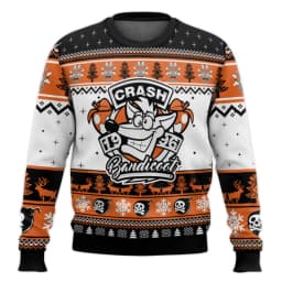 Crash Bandicoot Cartoon Anime 2026 New Christmas Happy Fashion Men and Women Funny Gifts Casual Hoodies