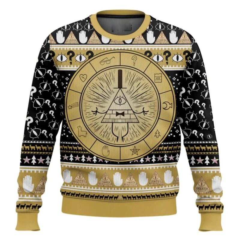 Bill Cipher Gravity Falls Comic Triangle Dreams 2026 New Christmas Happy Fashion Men and Women Funny Gifts Casual Hoodies