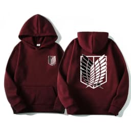 Attack on Titan Men's Hoodie Anime Hoodie Men's and Women's Street Clothing Harajuku Crescent Extreme Man Hoodie Sweatshirt
