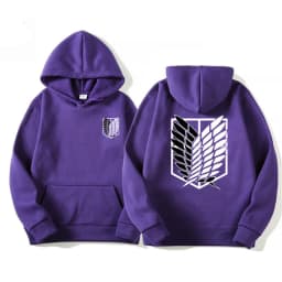 Attack on Titan Men's Hoodie Anime Hoodie Men's and Women's Street Clothing Harajuku Crescent Extreme Man Hoodie Sweatshirt
