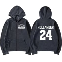Heated Rivalry Shane Hollander 24 Montreal Metros Zipper Hoodies Men's Women Clothing Zip Up Sweatshirts Long Sleeve Jackets
