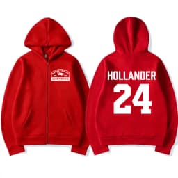 Heated Rivalry Shane Hollander 24 Montreal Metros Zipper Hoodies Men's Women Clothing Zip Up Sweatshirts Long Sleeve Jackets