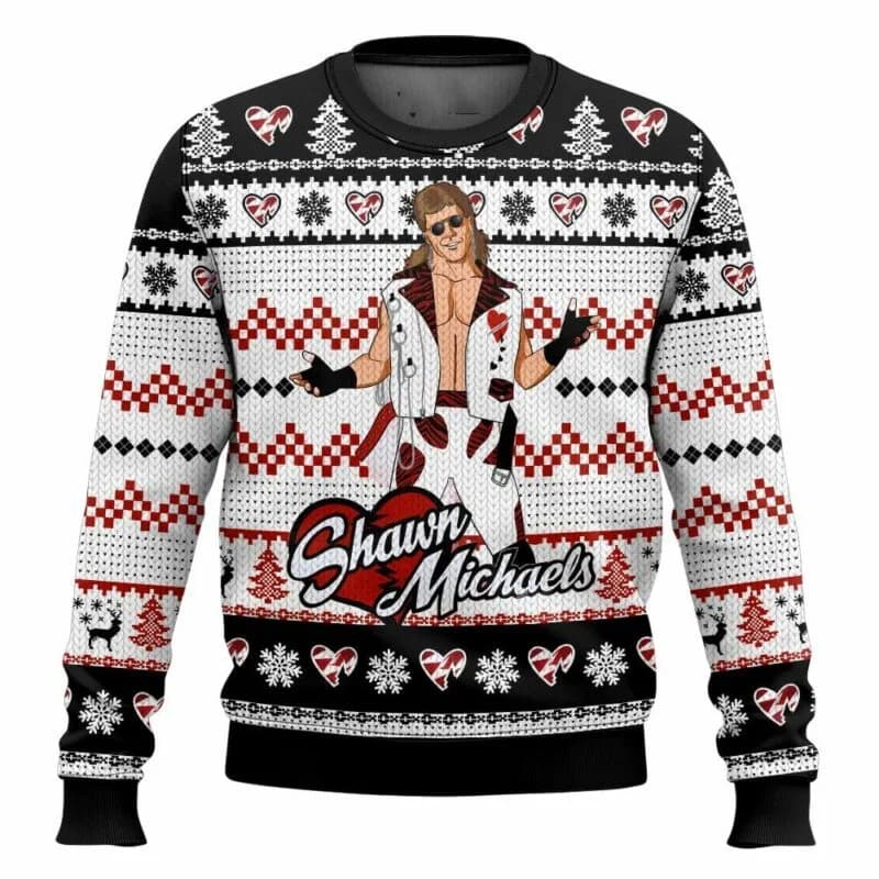 The Heartbreak Kid Shawn Michaels Famous Wrestler Men's Sports Competition Fans Christmas Gift Women's Sports Shirt